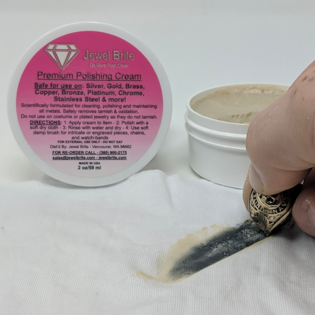 Guide To Polishing Jewelry with Jewel Brite Polishing Cream