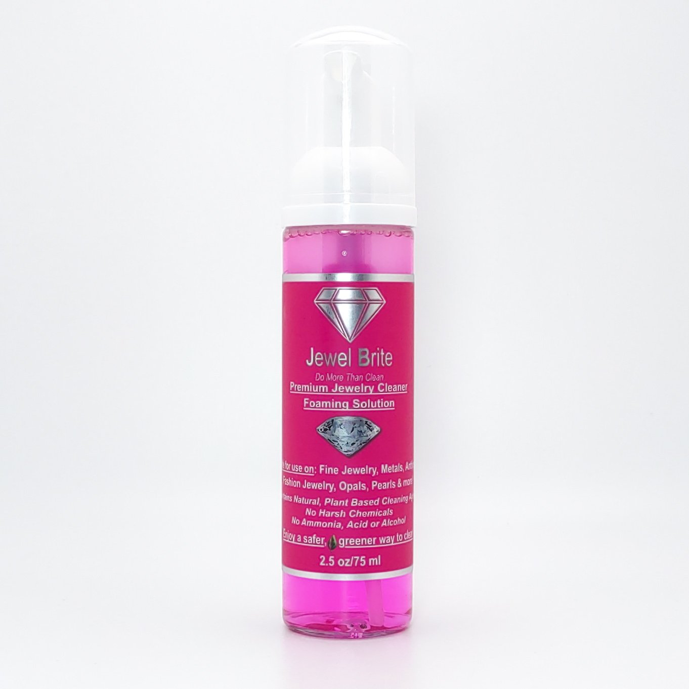 Travel Size Jewelry Cleaner-Cleansing Foamer 2.5 oz-Jewel Brite